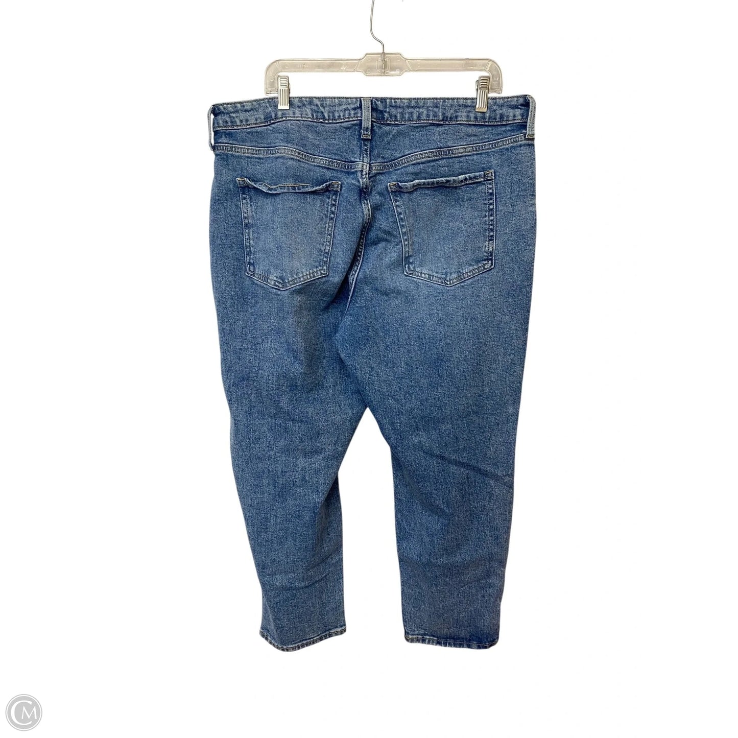 Jeans Straight By Old Navy In Blue Denim, Size: 16