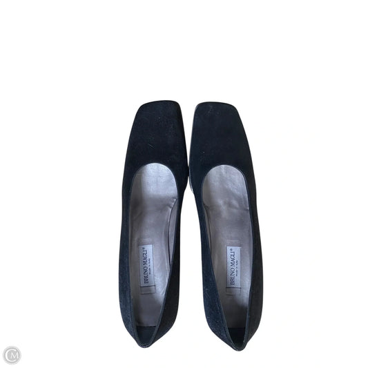 Shoes Heels Block By Bruno Magli Shoes In Black, Size: 8.5