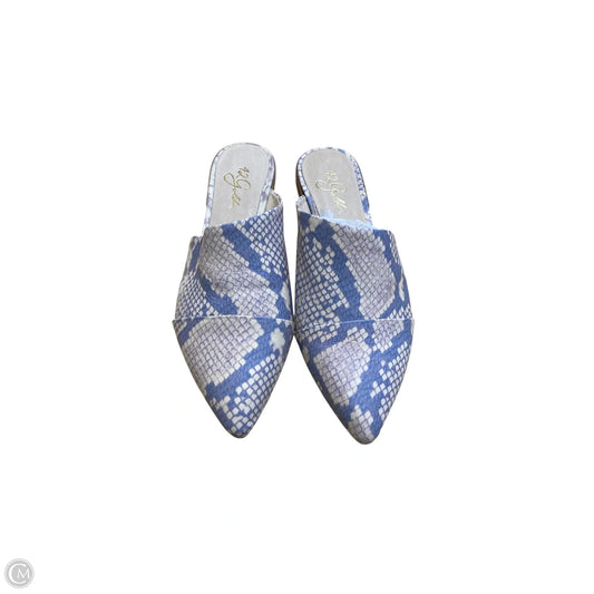 Shoes Flats By Clothes Mentor In Snakeskin Print, Size: 7.5