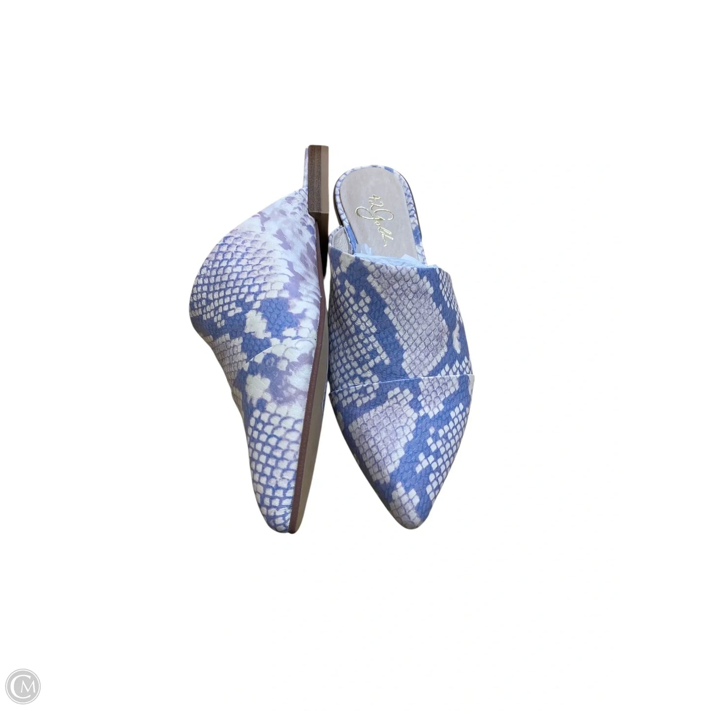 Shoes Flats By Clothes Mentor In Snakeskin Print, Size: 7.5