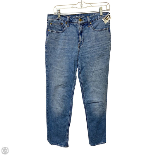 Jeans Straight By J. Crew In Blue Denim, Size: 28