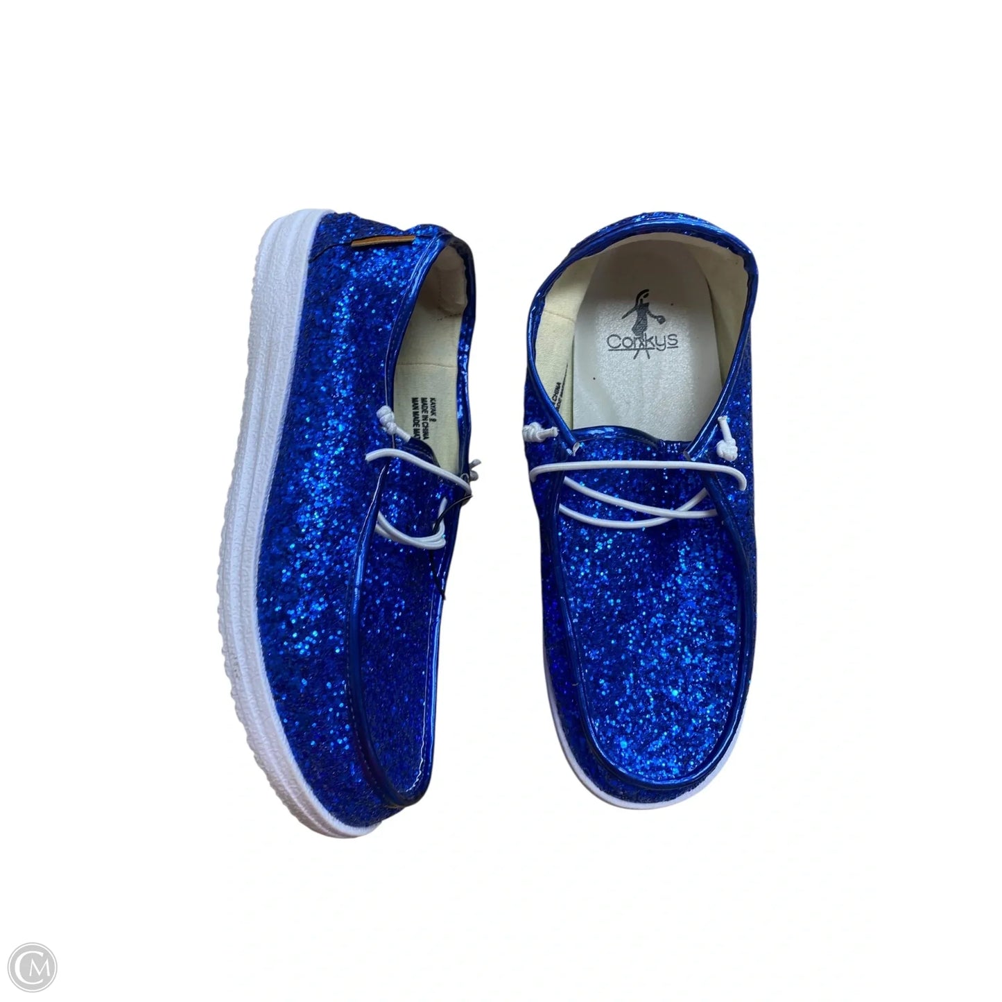 Shoes Flats By Corkys In Blue, Size: 9