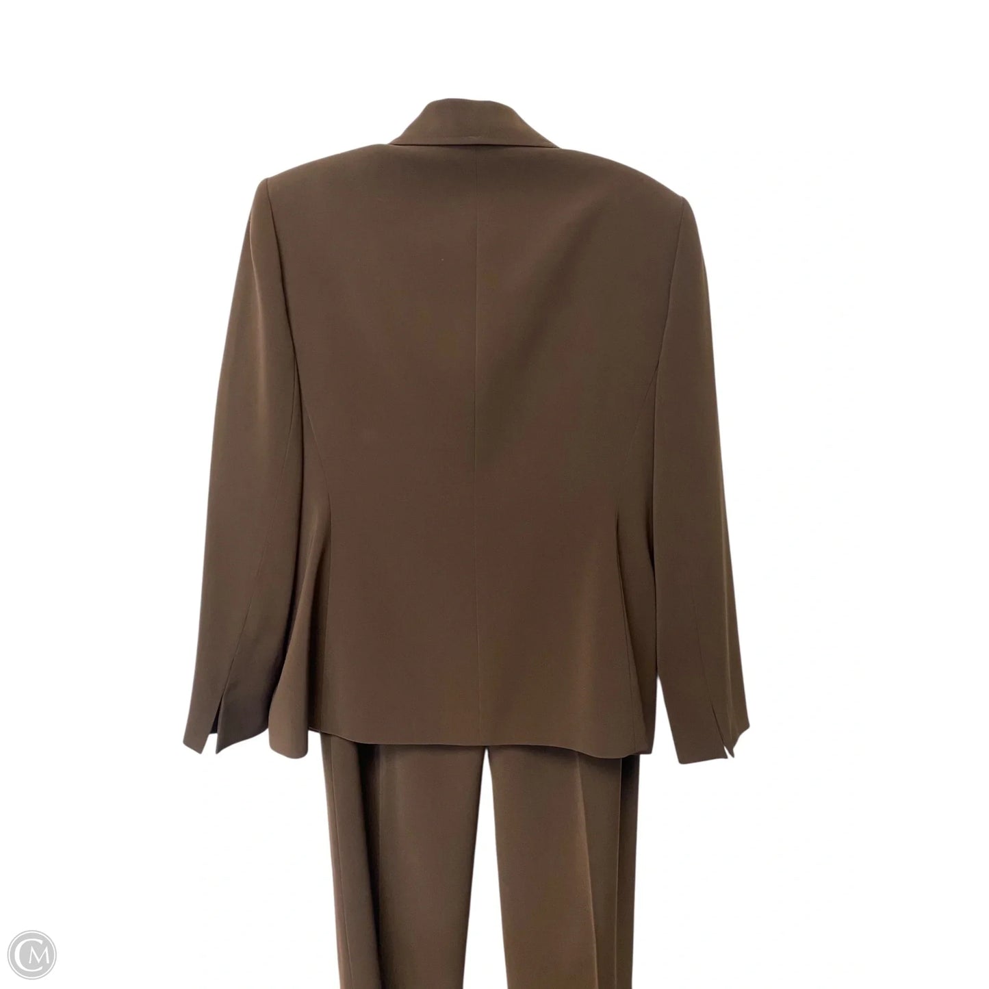 Pants Suit 2pc By Kasper In Brown, Size: 10p