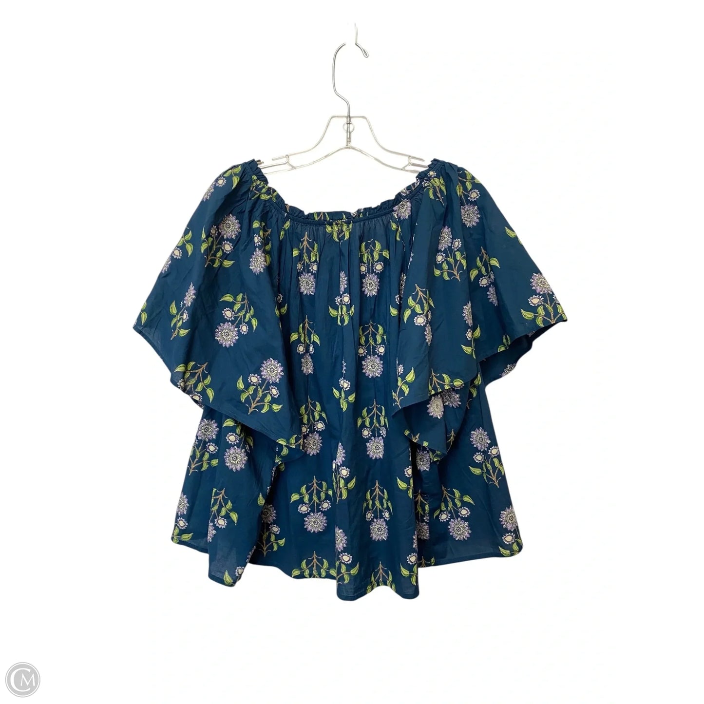 Top Short Sleeve By Old Navy In Blue, Size: 2x