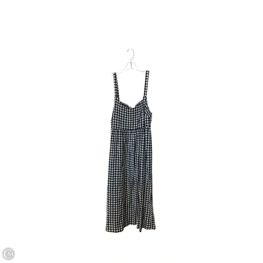 Dress Casual Maxi By Ava & Viv In Checkered Pattern, Size: Xxl