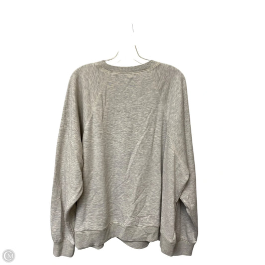 Sweatshirt Crewneck By Anthropologie In Grey, Size: 2x