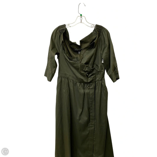 Dress Casual Maxi By White House Black Market In Green, Size: 12