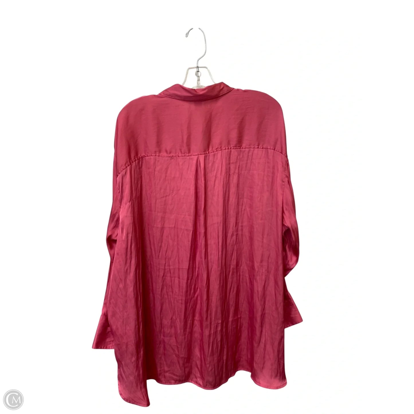 Top Long Sleeve By Old Navy In Pink, Size: Xxl