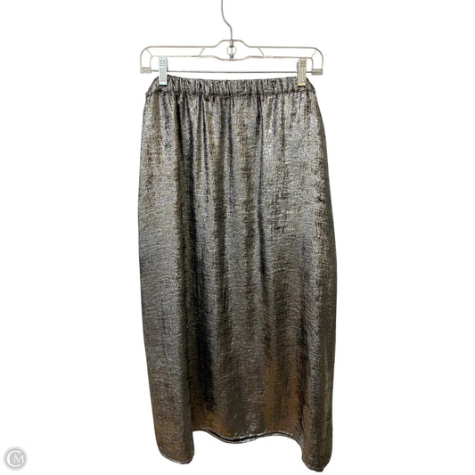 Skirt Maxi By Old Navy In Silver, Size: Xl