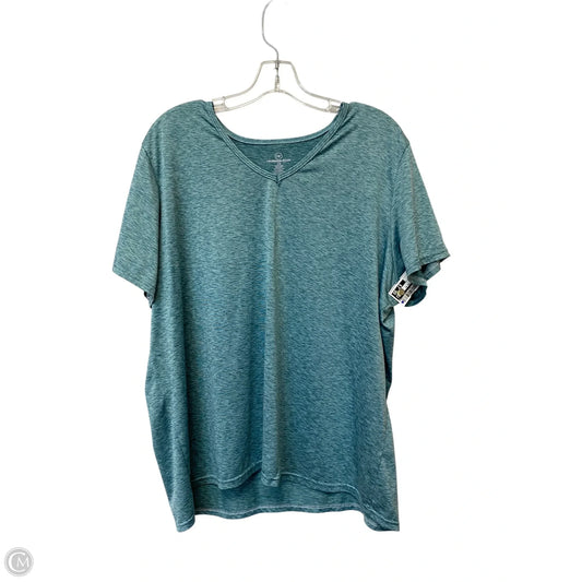 Athletic Top Short Sleeve By Cmf In Multi-colored, Size: 2x