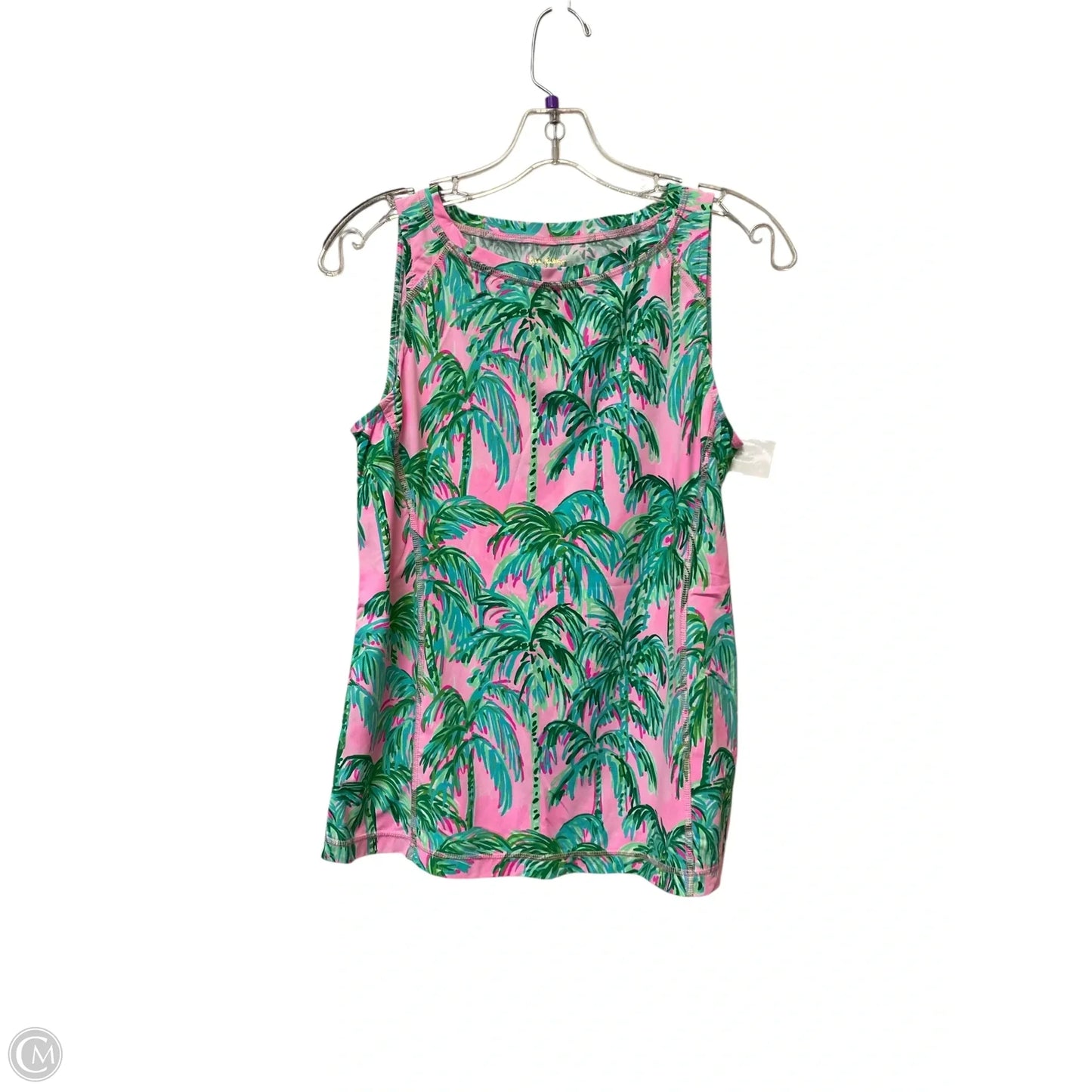 Tank Top Designer By Lilly Pulitzer In Tropical Print, Size: S