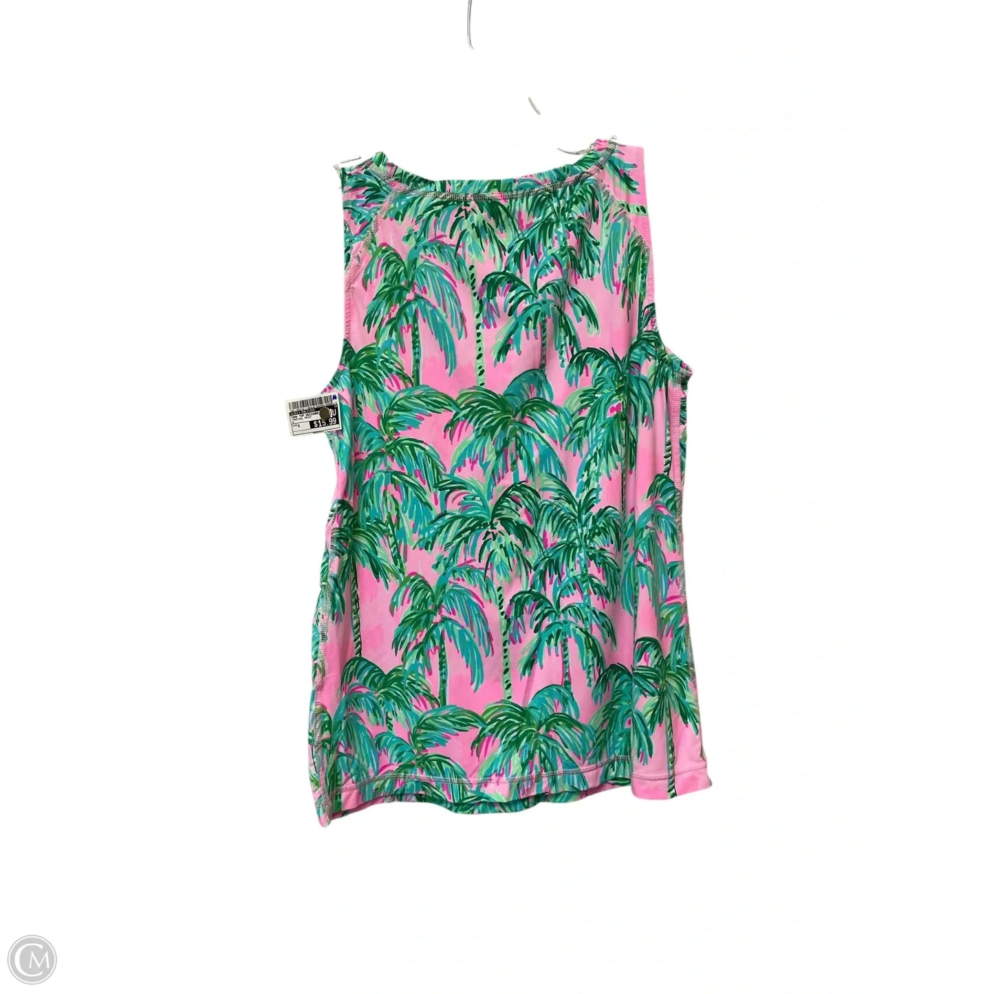Tank Top Designer By Lilly Pulitzer In Tropical Print, Size: S