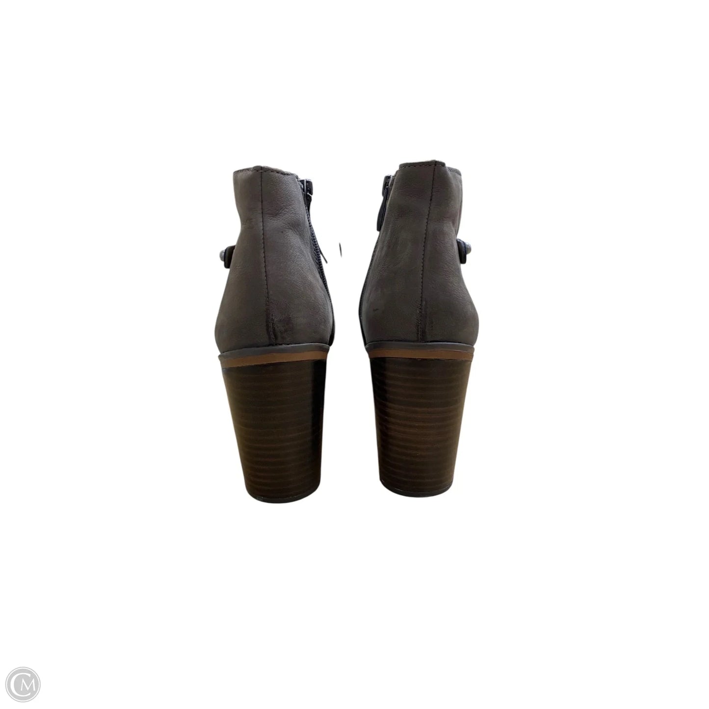 Boots Ankle Heels By Franco Sarto In Brown, Size: 8.5