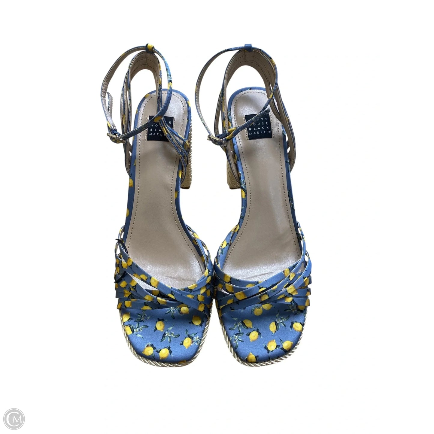 Shoes Heels Block By White House Black Market In Blue & Brown, Size: 8