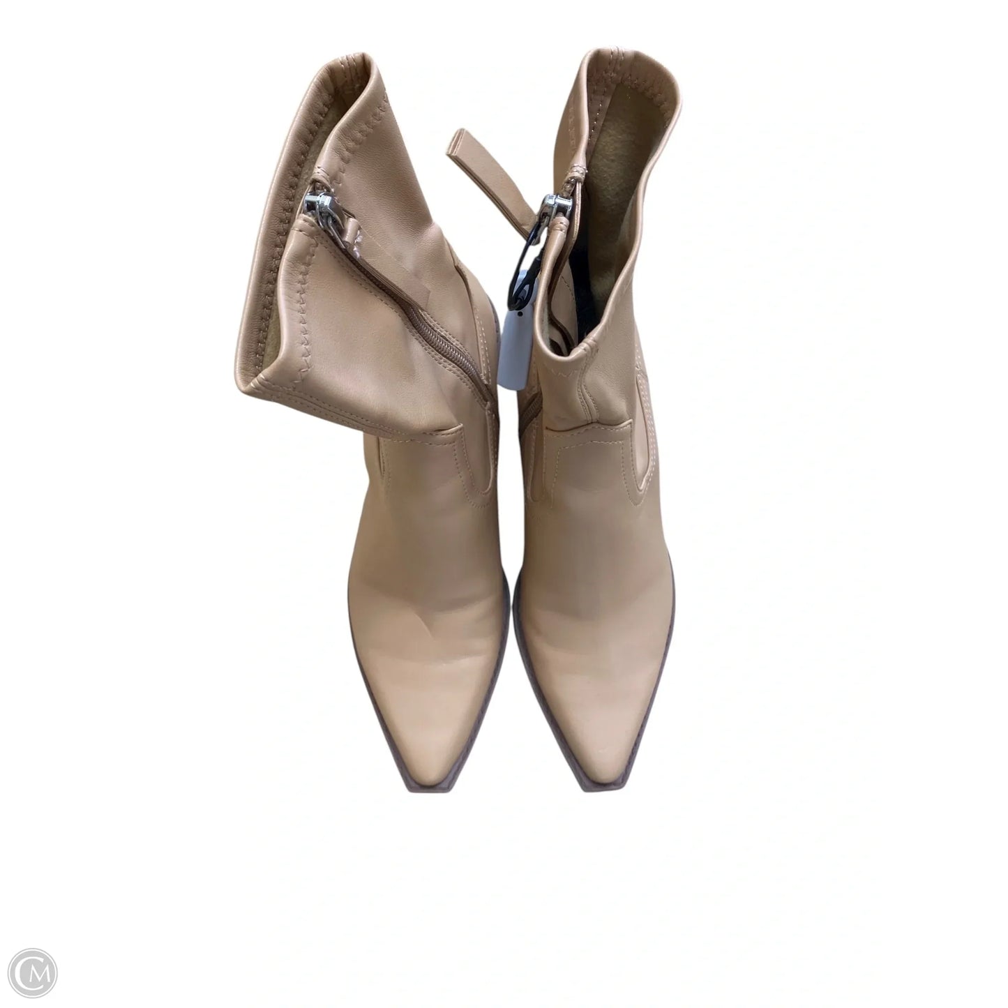 Boots Ankle Heels By Dolce Vita In Brown, Size: 6