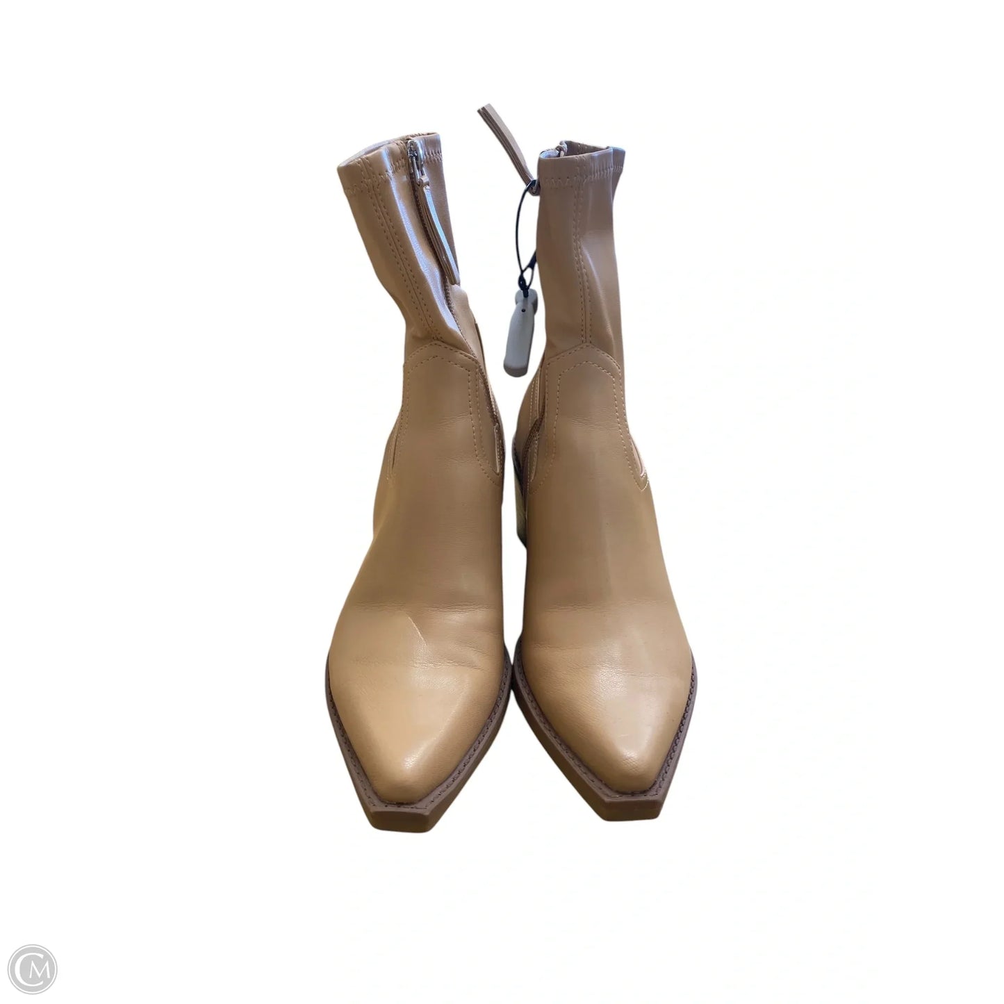 Boots Ankle Heels By Dolce Vita In Brown, Size: 6