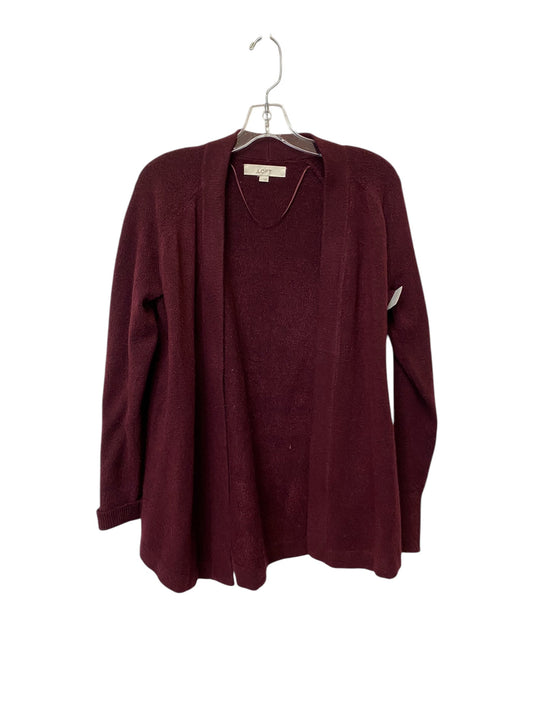 Cardigan By Loft In Maroon, Size: S
