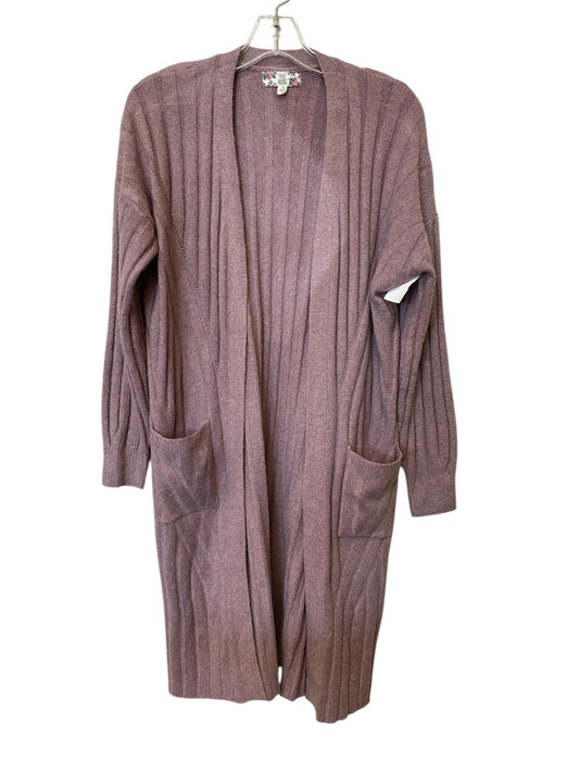 Cardigan By Pink Rose In Purple, Size: M
