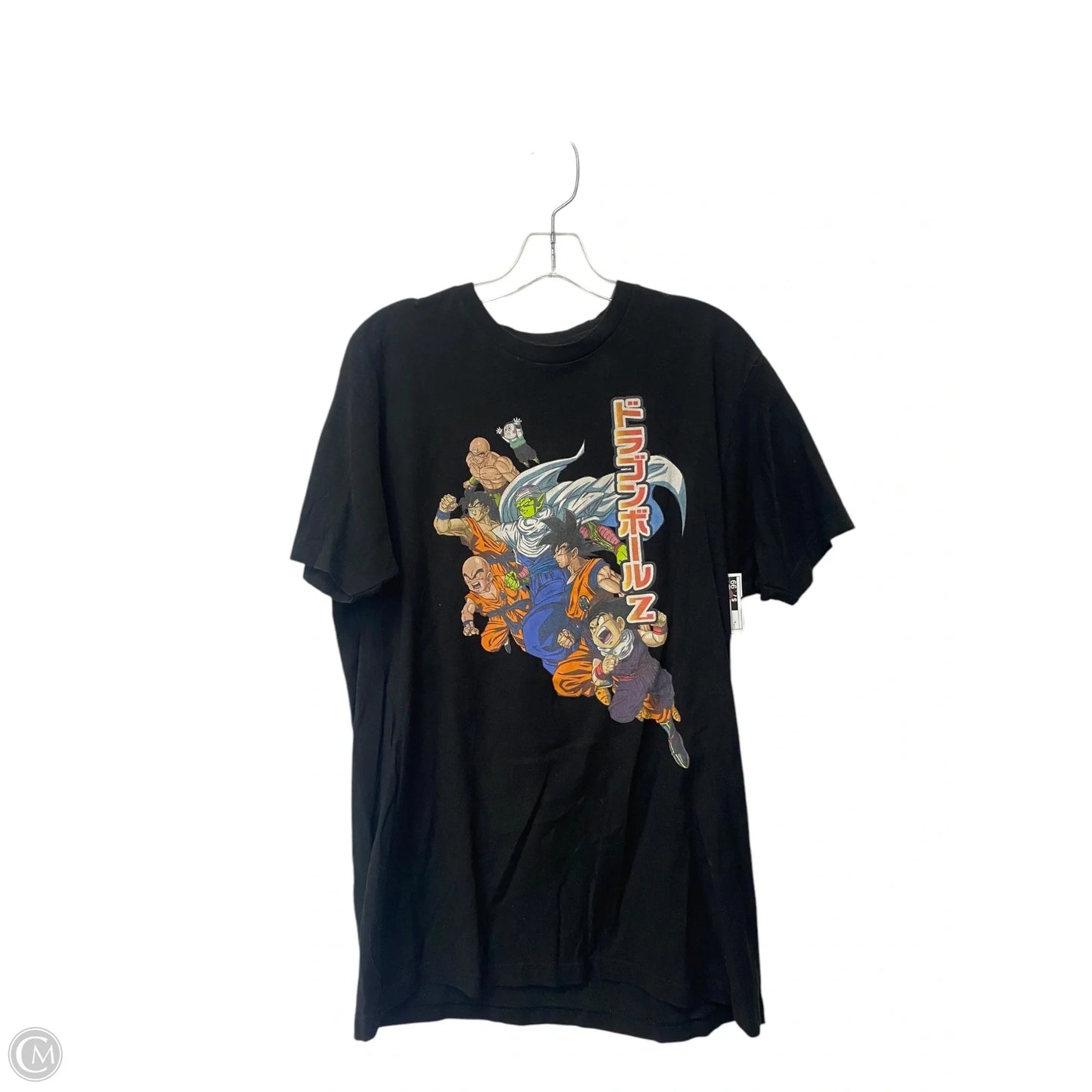 Top Short Sleeve Basic By Clothes Mentor In Black, Size: L