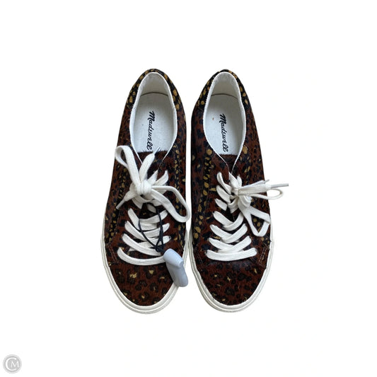 Shoes Flats By Madewell In Animal Print, Size: 7.5