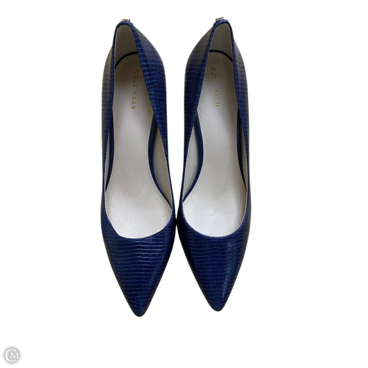Shoes Heels Stiletto By Cole-haan In Blue, Size: 11