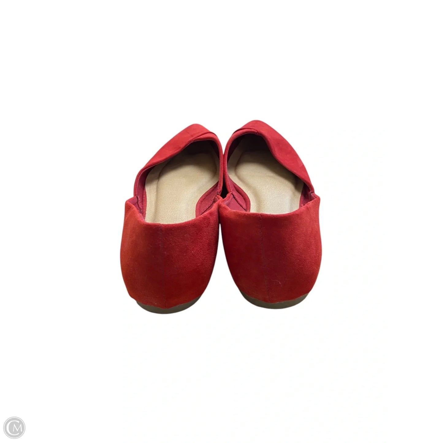 Shoes Flats By Time And Tru In Red, Size: 9