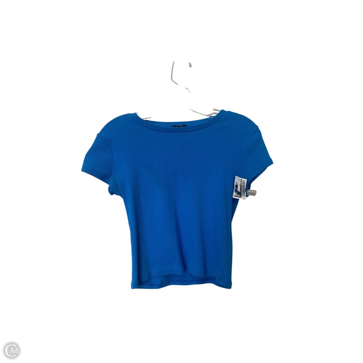 Top Short Sleeve Basic By Express In Blue, Size: S