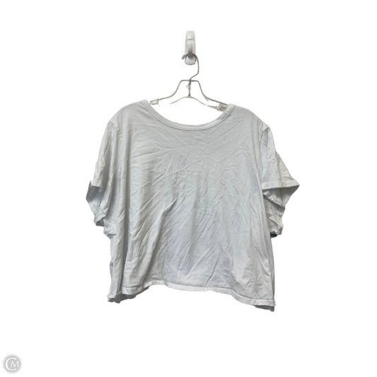 Top Short Sleeve Basic By Old Navy In White, Size: 4x