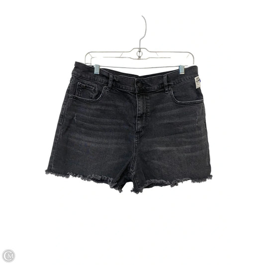Shorts By Loft In Black Denim, Size: 14
