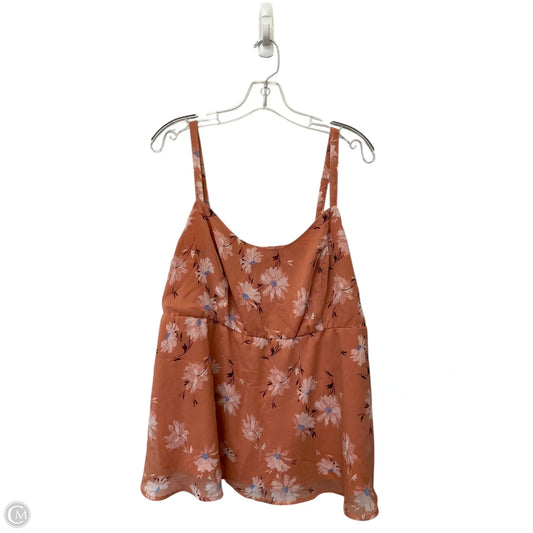 Top Sleeveless By Torrid In Pink, Size: 1x