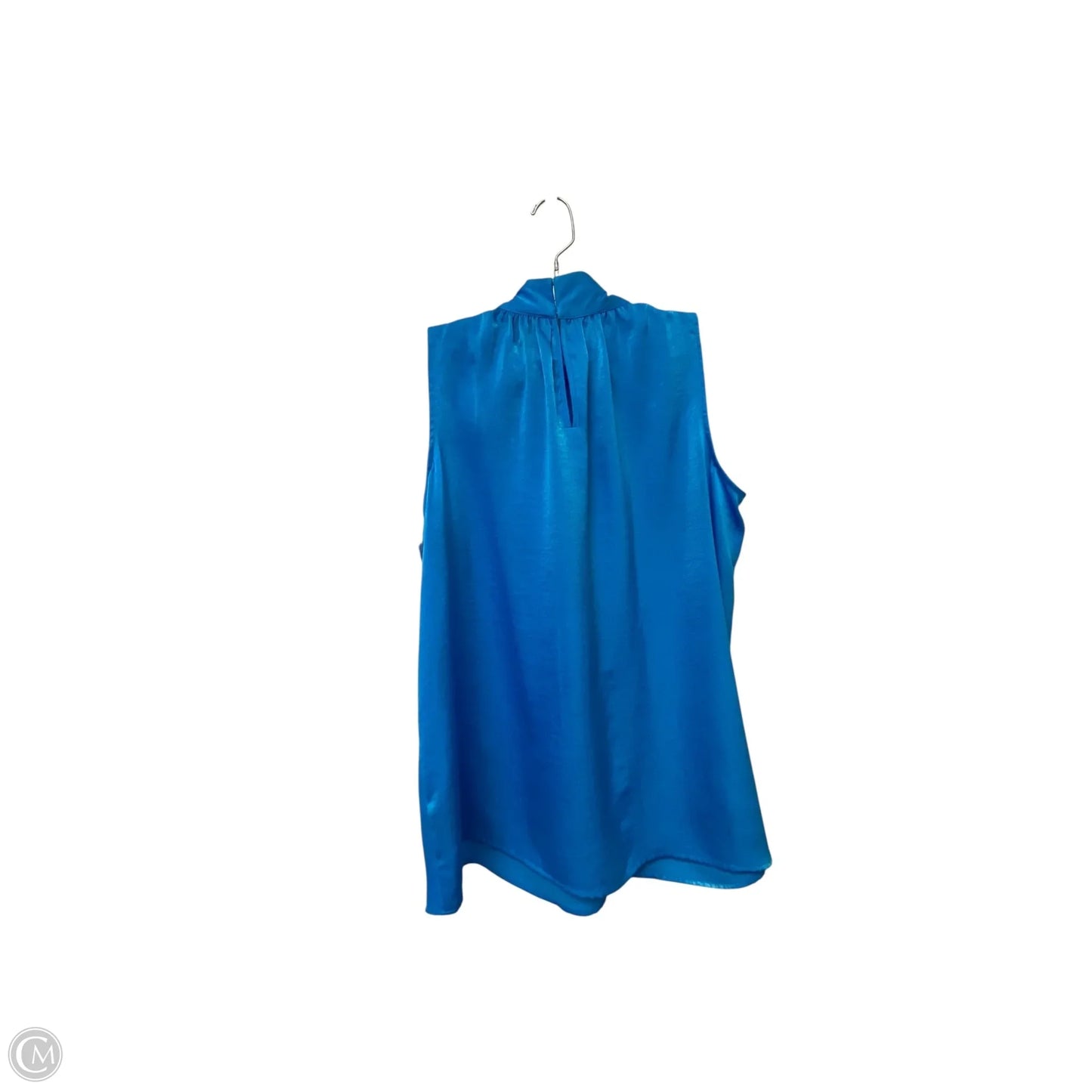Top Sleeveless By Worthington In Blue, Size: L