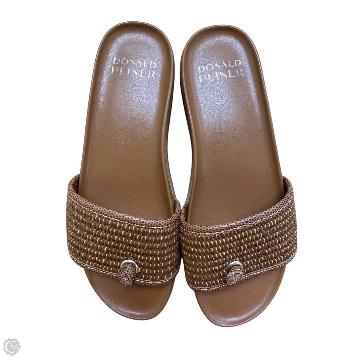 Sandals Flats By Donald Pliner In Brown, Size: 8