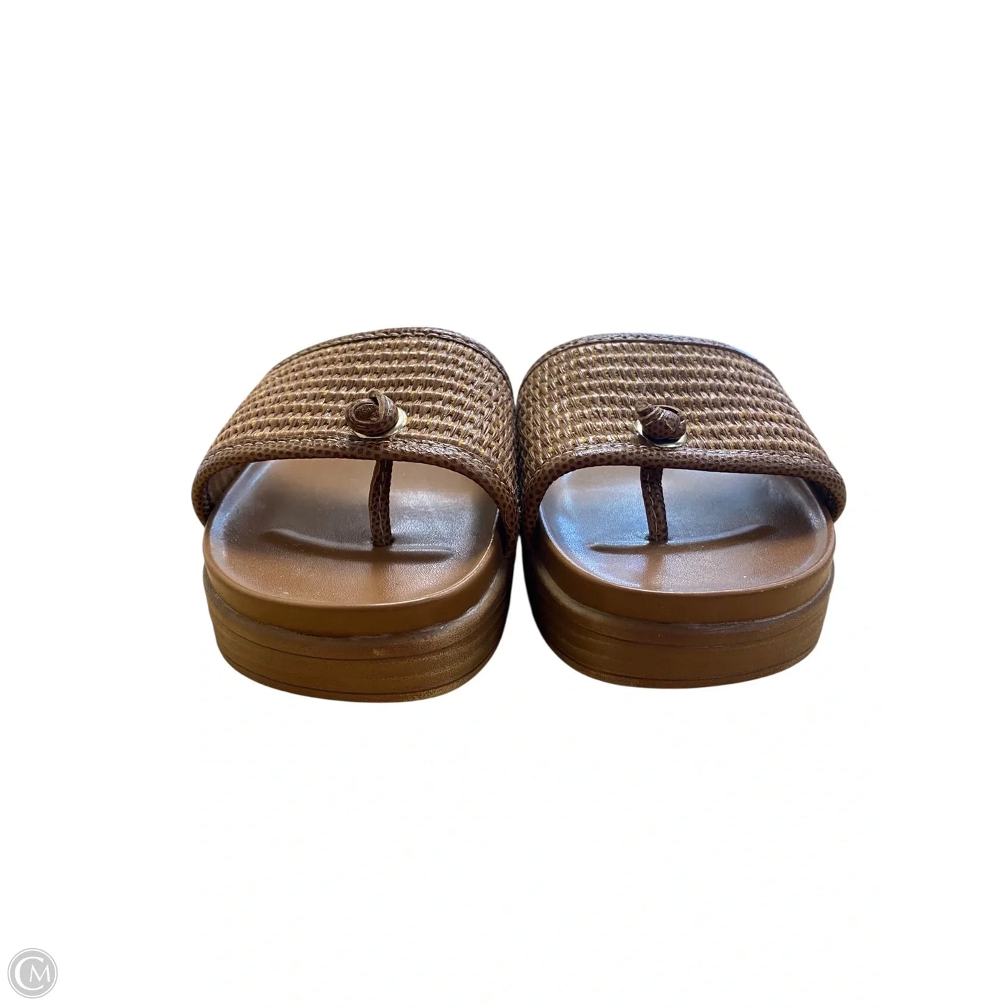 Sandals Flats By Donald Pliner In Brown, Size: 8