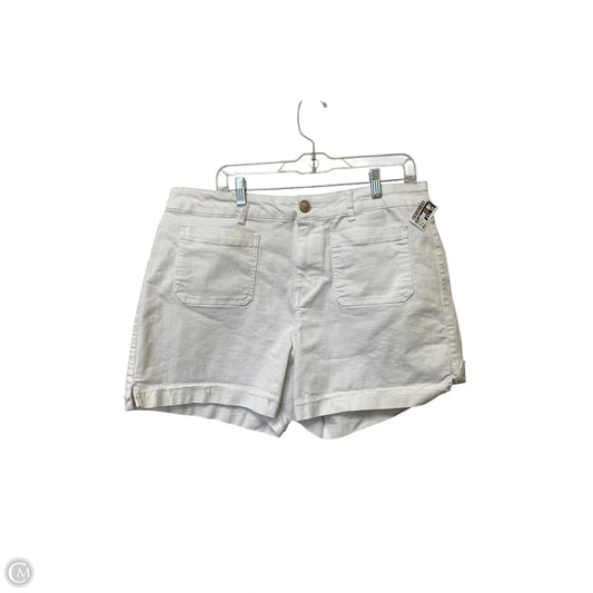 Shorts By One 5 One In White Denim, Size: 16