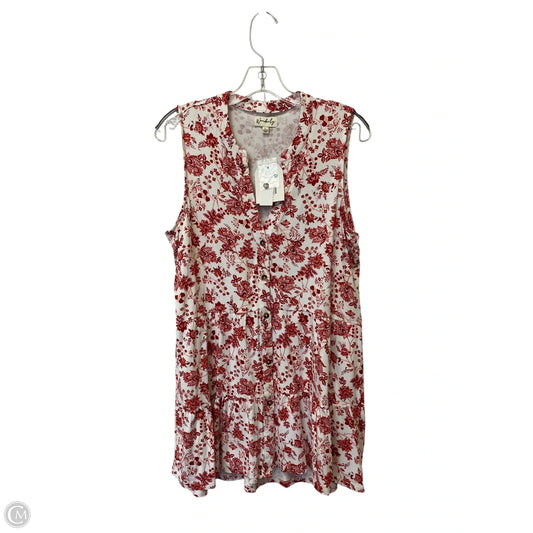 Dress Casual Short By Wonderly In Floral Print, Size: L