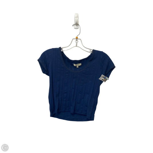 Top Short Sleeve By Madewell In Blue, Size: Xs