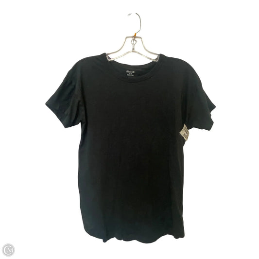 Top Short Sleeve Basic By Madewell In Black, Size: S