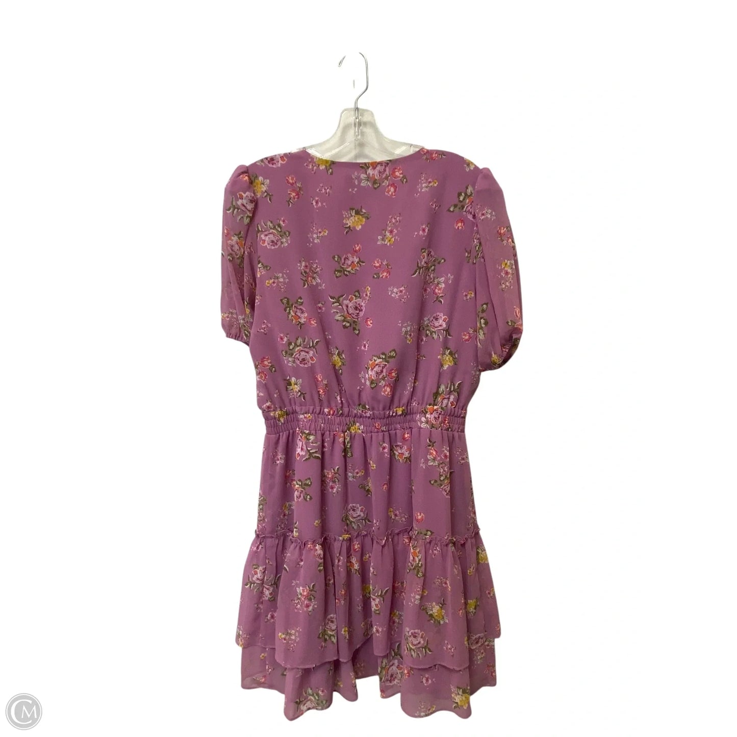 Dress Casual Short By Clothes Mentor In Floral Print, Size: M