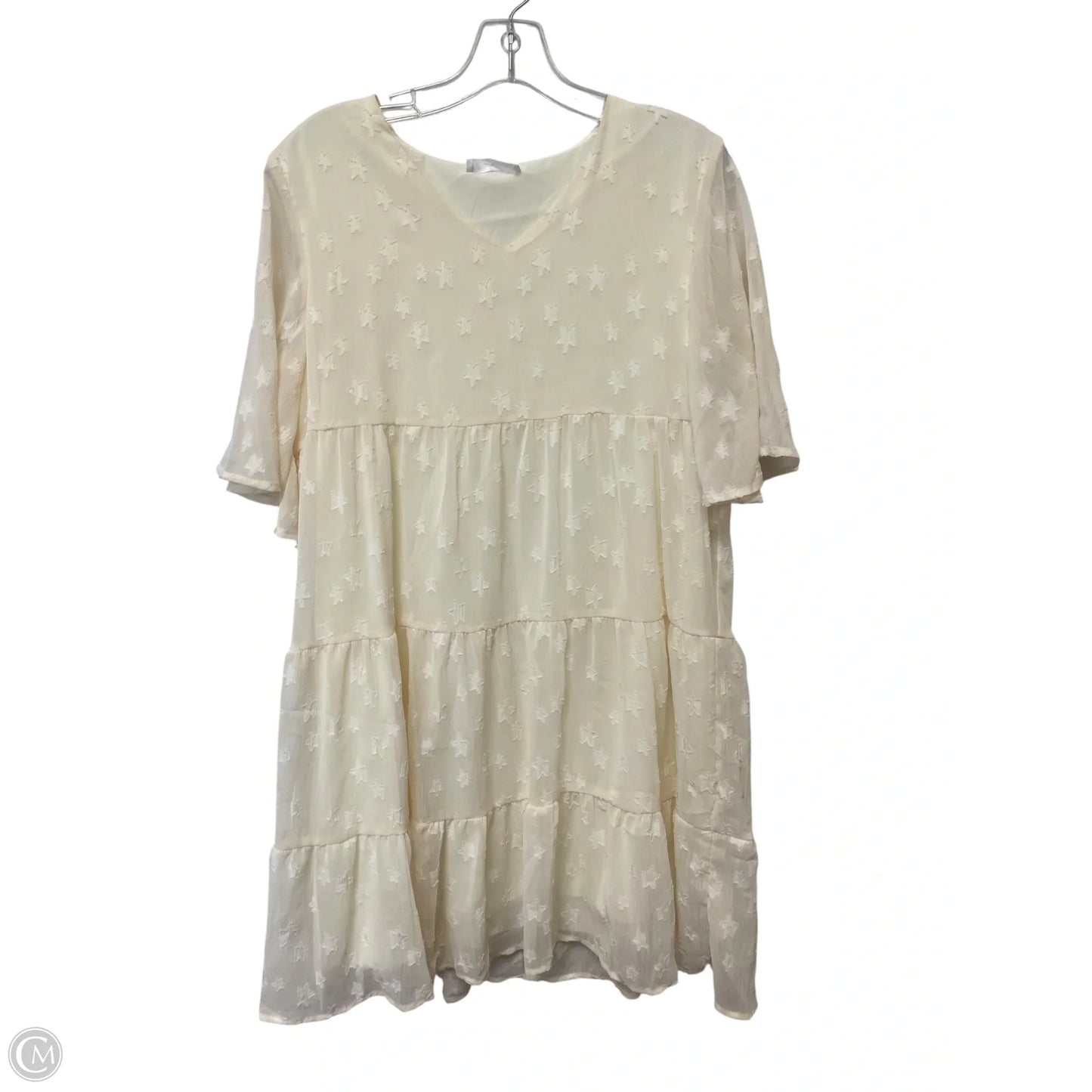 Dress Casual Short By Cmf In Cream, Size: M