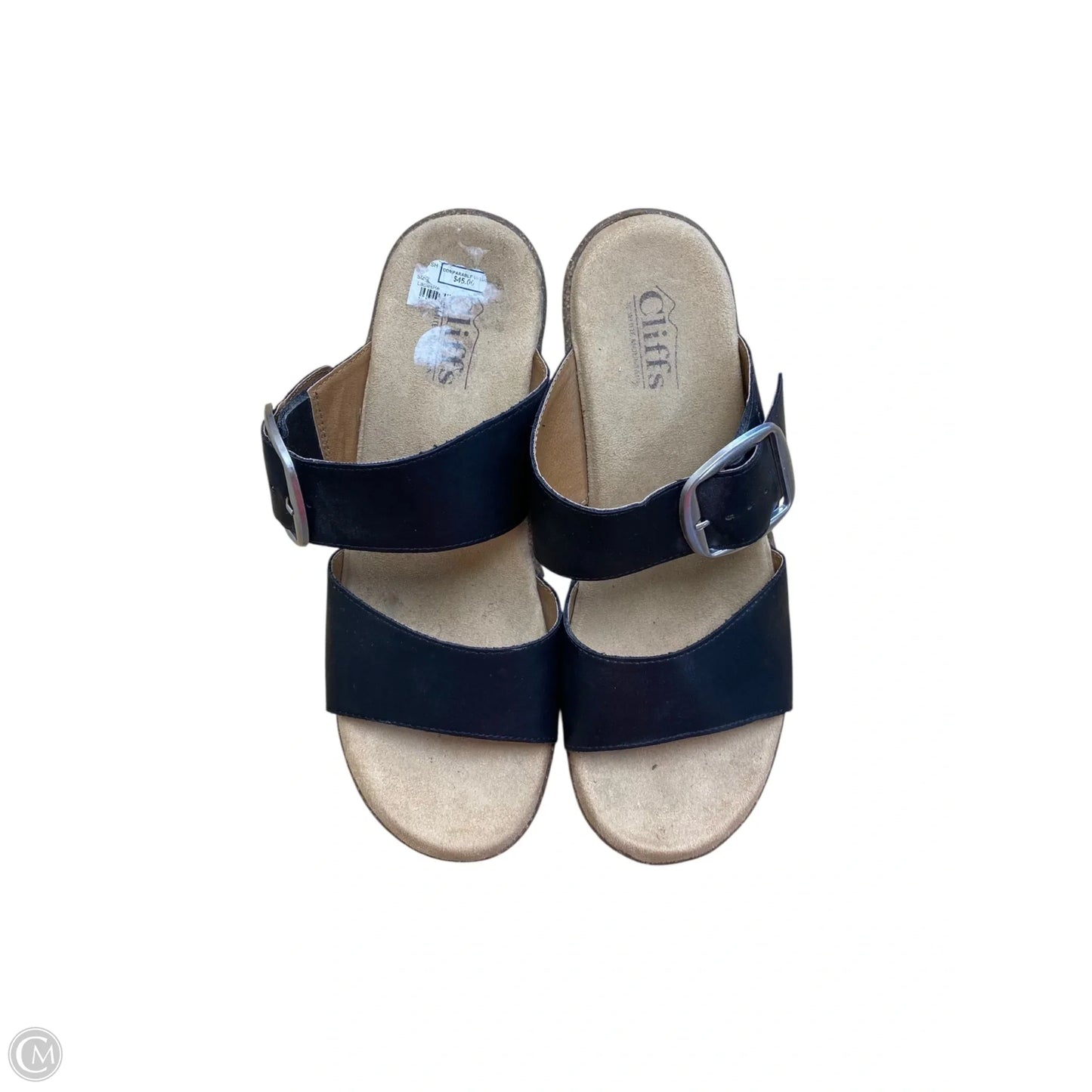 Shoes Heels Block By White Mountain In Black & Brown, Size: 8.5
