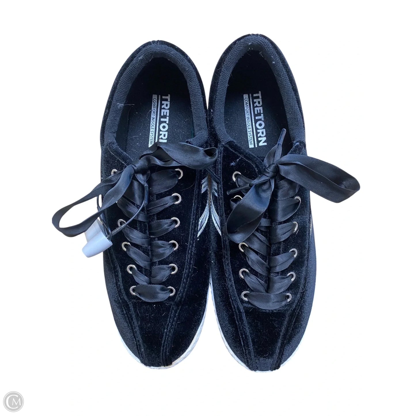 Shoes Sneakers By Clothes Mentor In Black, Size: 9.5