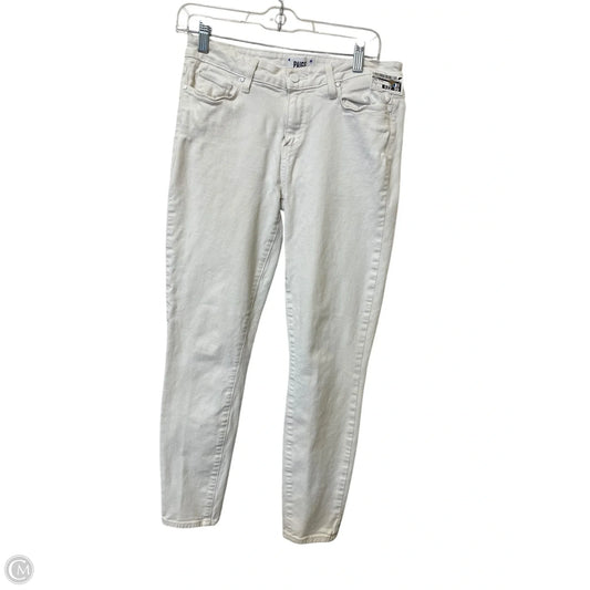 Jeans Skinny By Paige In White, Size: 8