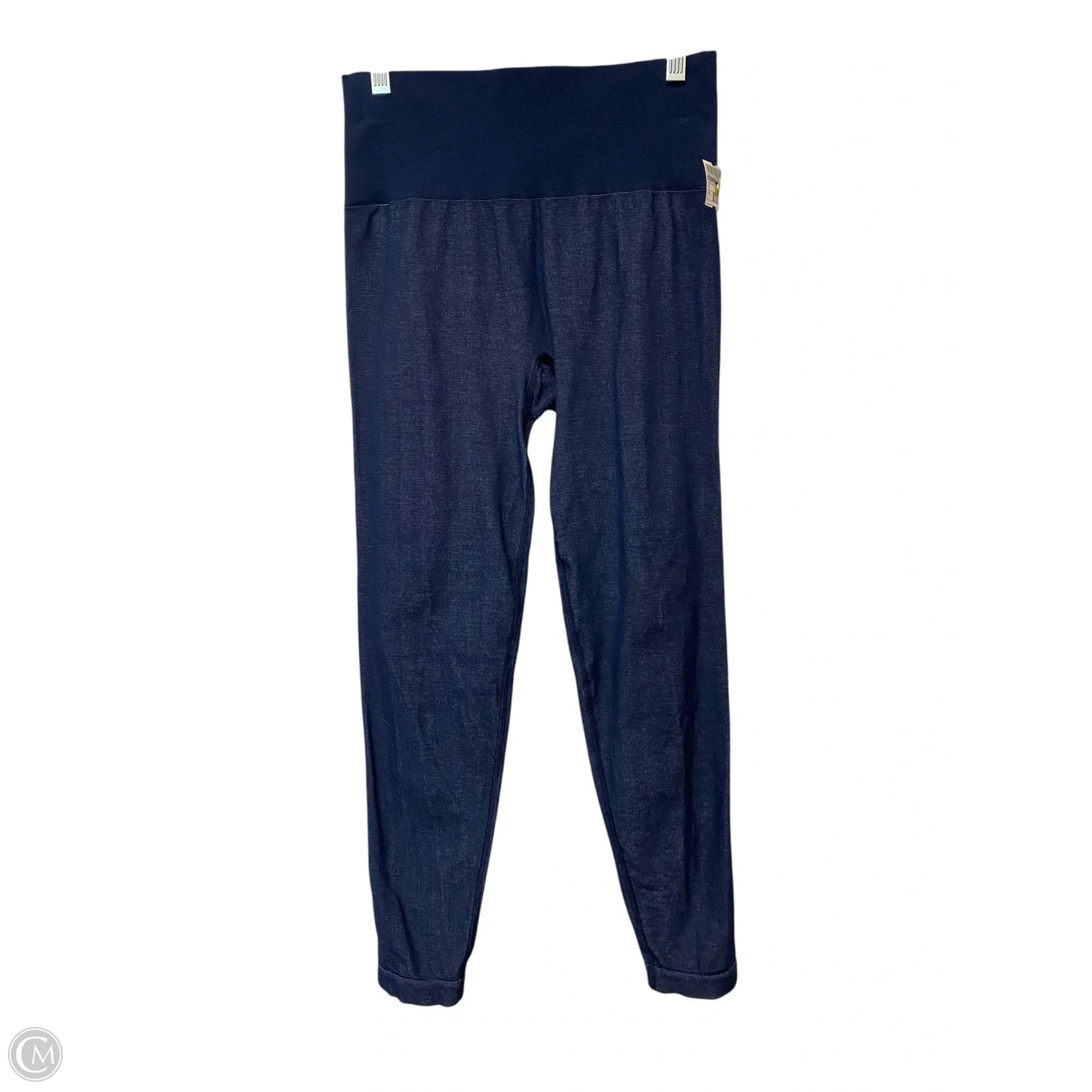 Athletic Leggings By Spanx In Navy, Size: M