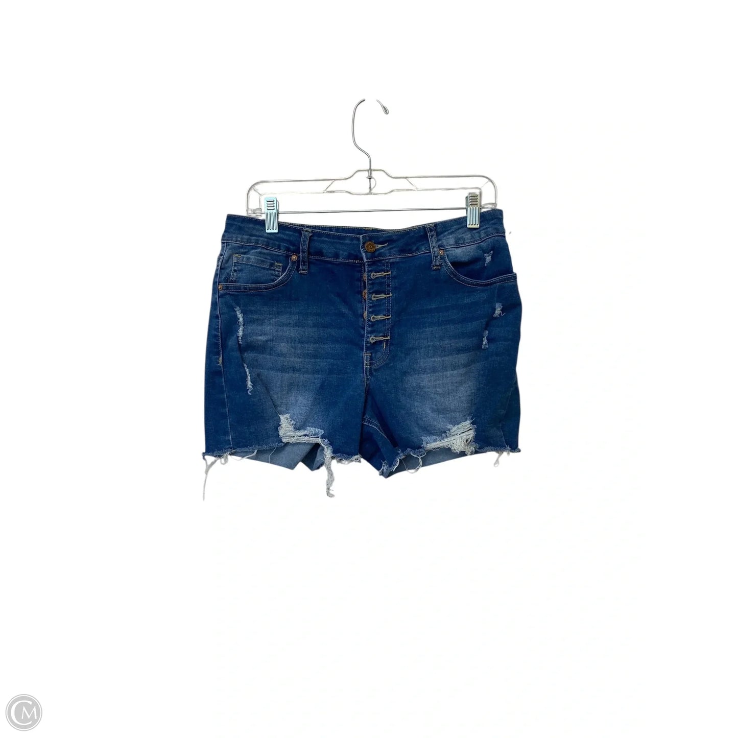 Shorts By Clothes Mentor In Blue Denim, Size: 10