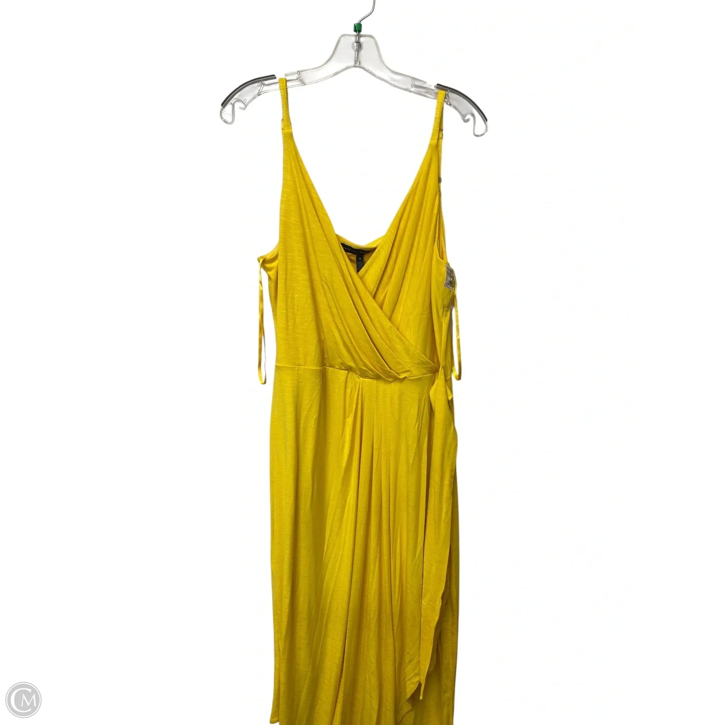 Dress Casual Maxi By White House Black Market In Yellow, Size: 14