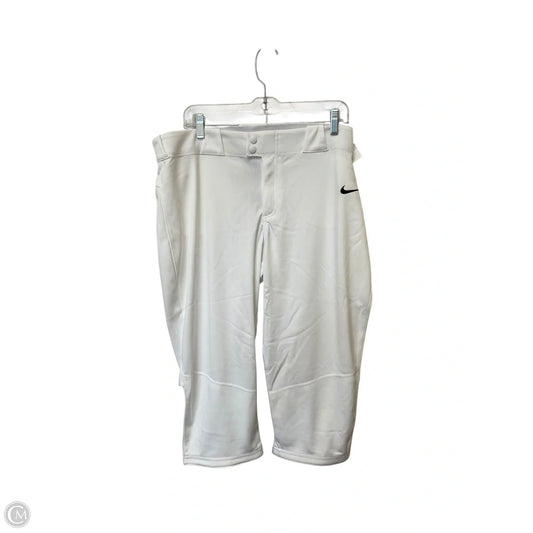 Athletic Pants By Nike Apparel In White, Size: Xl