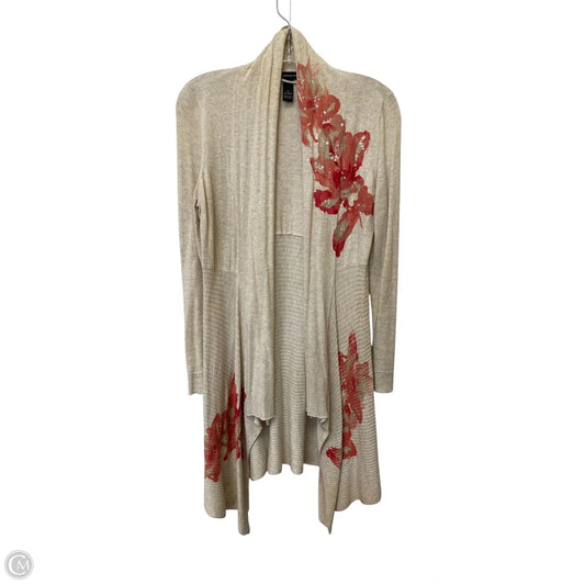 Cardigan By International Concepts In Cream, Size: M