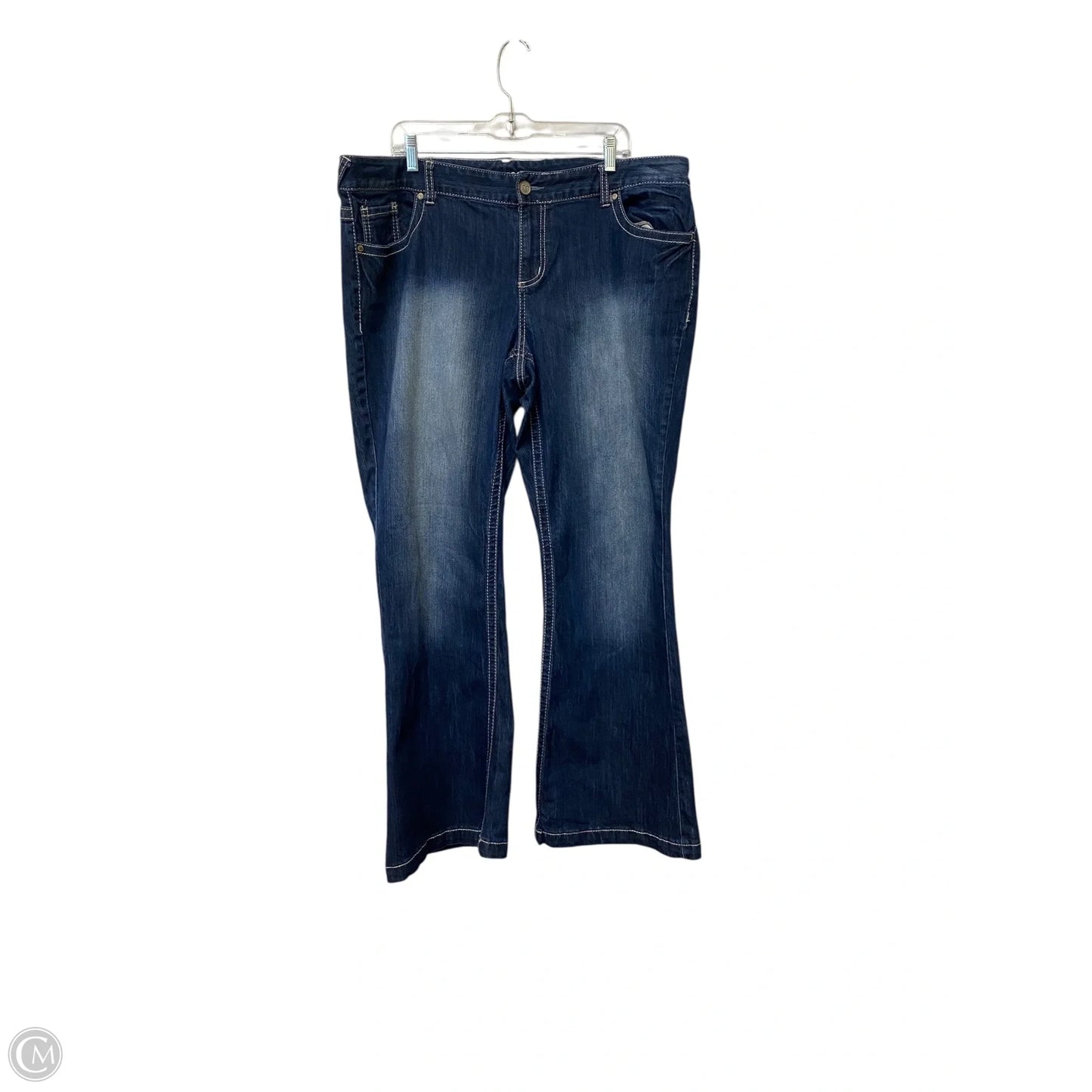 Jeans Straight By Maurices In Blue Denim, Size: 20