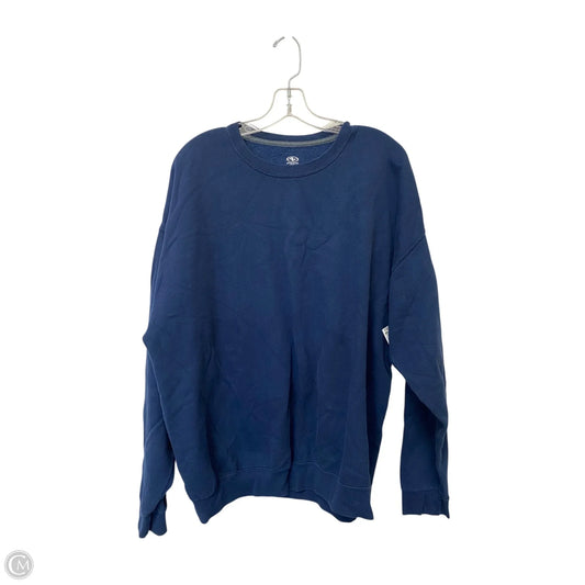 Sweatshirt Crewneck By Athletic Works In Navy, Size: 2x
