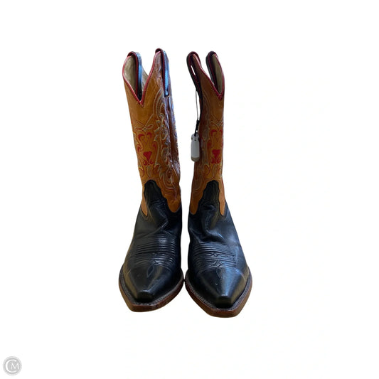 Boots Western By Tony Lama In Black & Brown, Size: 7